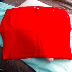 Torrid Jean skirt Red